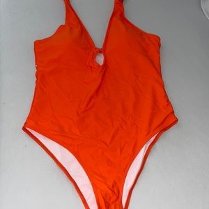 SHEIN Curve One Piece Bathing Suite